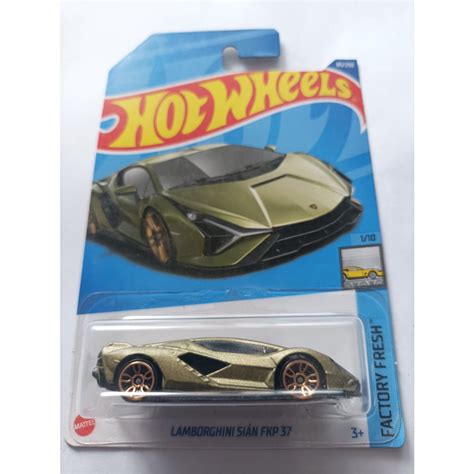 Hot Wheels Lamborghini Sian Fkp Green Shopee Malaysia