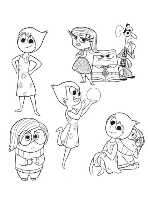 10 Disegni Da Colorare Di Inside Out