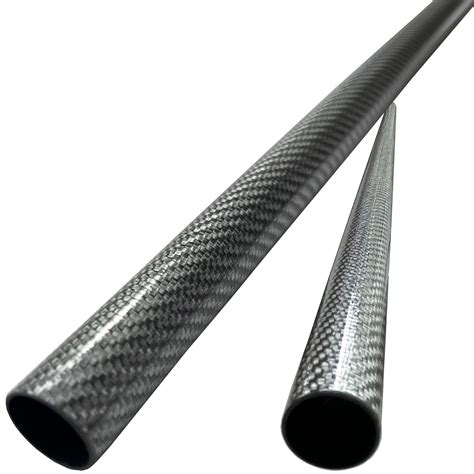 Amazon KARBXON Carbon Fiber Tube Silver 10mm X 8mm X 1000mm