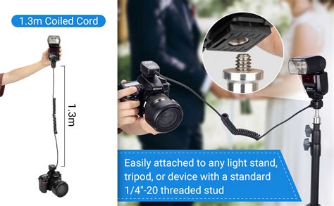 Amazon Flash TTL Cord JJC Off Camera Flash Hot Shoe Cord For Nikon Z5 Z6 Z6II Z7 Z7II D6