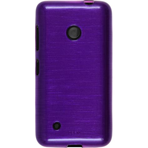 Silikon H Lle F R Nokia Lumia Lila Brushed Cover Ebay