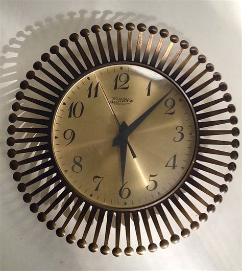 Richter Wall Clock Sunburst Catawiki