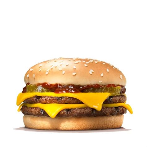 Picture Of Burger King Bacon Double Cheeseburger