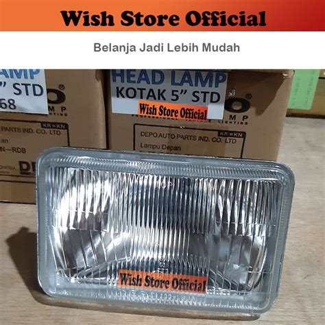 Jual Head Lamp Lampu Besar Kotak Inch Universal Isuzu Elf Zebra