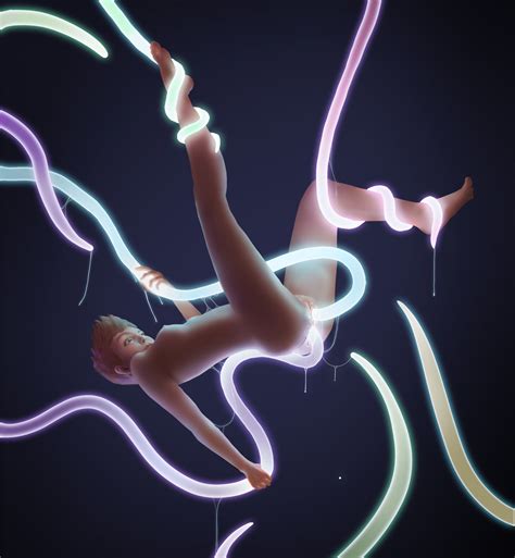 Neon Tentacles By DonaldJ Hentai Foundry