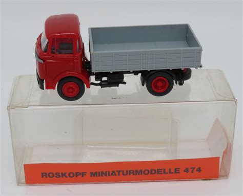 Rmm Roskopf Ho Camion Benne Berliet Gak Rouge In Box Ebay