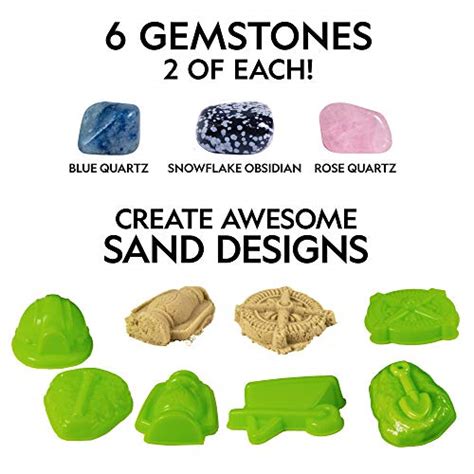 National Geographic Gemstone Play Sand Lb Of Play Sand Molds