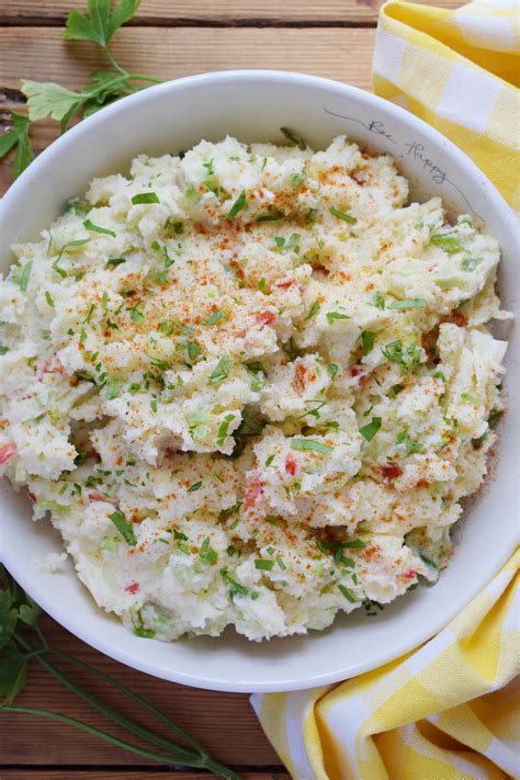 Old Fashioned Creamy Potato Salad Julias Cuisine