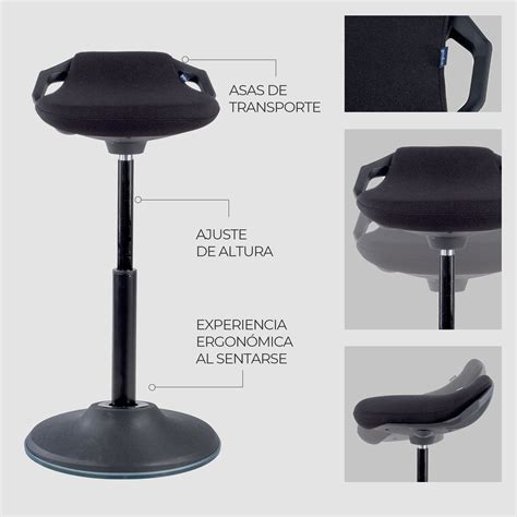 Taburete de oficina Ergonómico Wave asiento dinámico Ofiprix