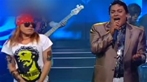 Video Imitadores De Axl Rose Y Juan Gabrie Cantaron Juntos