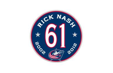 Rick Nash Retirement Patch - Columbus Sportservice LLC