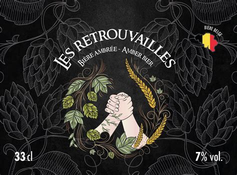 LES RETROUVAILLES Bière blonde triple Les boites de Bobonne
