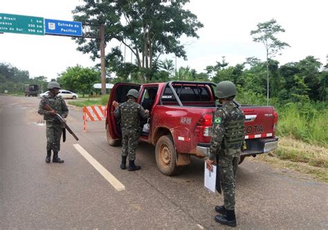 Exército Intensifica Fiscalização Nas Fronteiras Para Combater Crimes