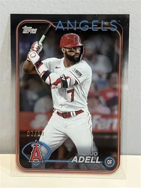 2024 Topps Series 1 Jo Adell Clear Angels Ssp 210 Eur 9284 Picclick Fr