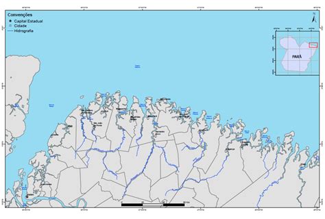 -Map of two surveyed coastal municipalities. | Download Scientific Diagram