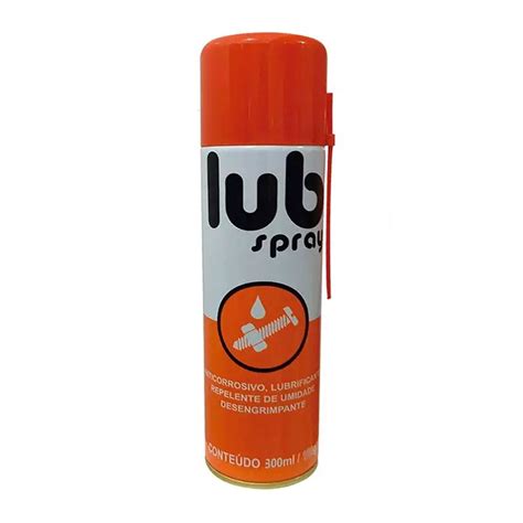 Desengripante Lubrificante Anticorrosivo LUB SPRAY 300 Ml No Shoptime