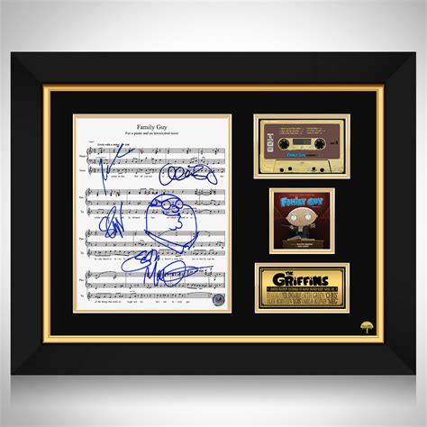 Family Guy Theme Gold Cassette Limited Signature Edition Custom Frame ...