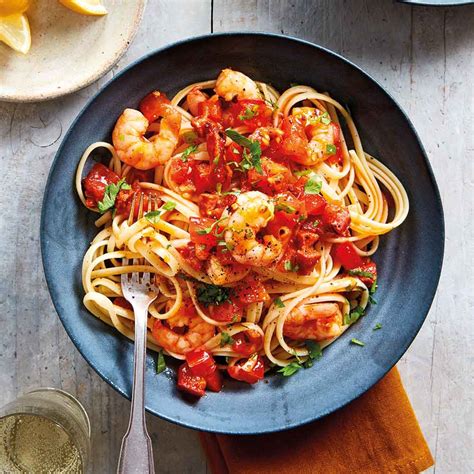 Buttery Chilli Prawn Linguine By The Dairy Diary