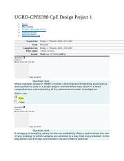 CPE Design Project 1 Midterms Docx UGRD CPE6398 CpE Design Project 1