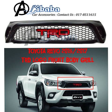 Toyota Hilux Revo Trd Logo Car Front Body Bumper Grill Honey Combo