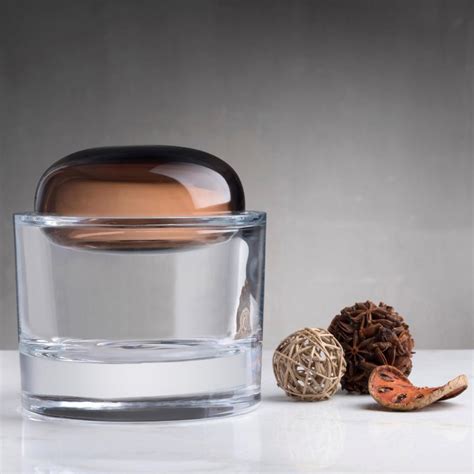 Nude Glass Ecrin Lidded Vessel Large Pojemnik Z Pokrywk