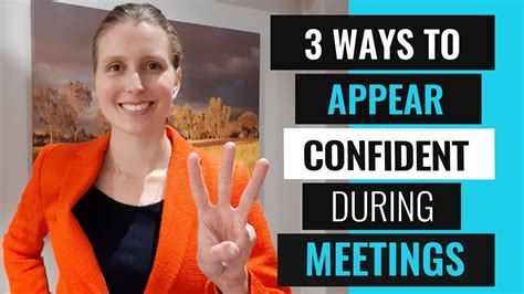 How To Speak With Confidence In Meetings Ways To Communicate With