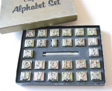 Craftool Inch D Alphabet Set Leather Stamp Kit