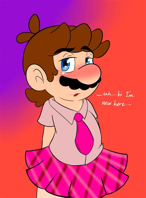 School Mario By Raygirl12 On Deviantart