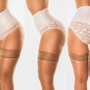 Premier Lingerie Delight High Waist Powermesh Lace Knickers With