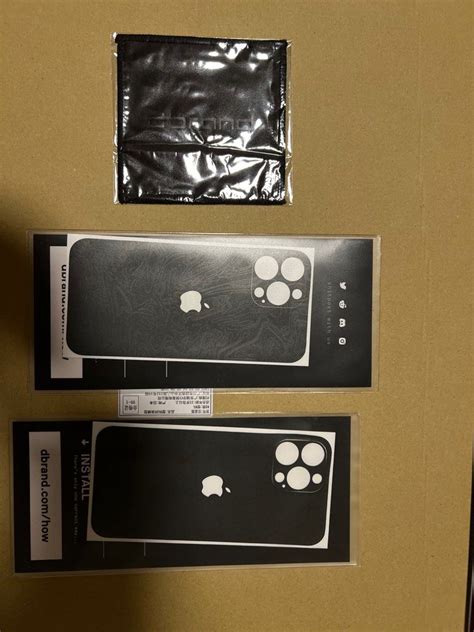 Dbrand Triple Black Skin Iphone Pro Max Computers Tech Parts