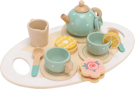 Amazon Miokycl Tea Set For Wooden Tea Party Playset Wooden