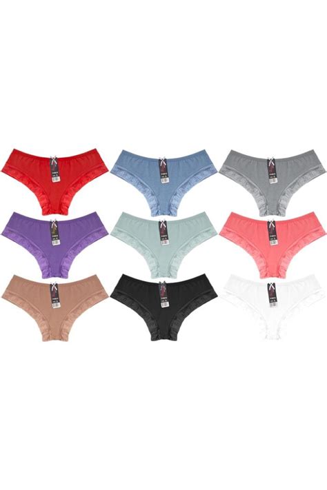 VISION Cotton Bikini B30132 12 Pc Bravo Underwear