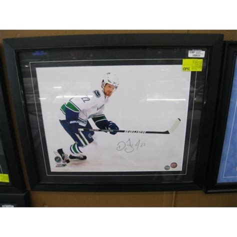 DANIEL SEDIN FRAMED SIGNED PHOTO