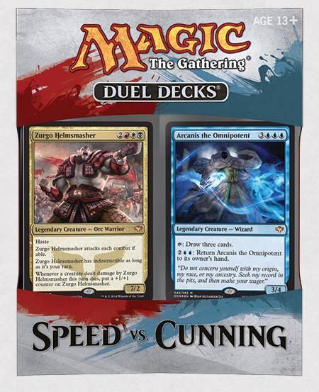 Mtg Speed Vs Cunning Duel Decks Magic The Gathering The Gathering