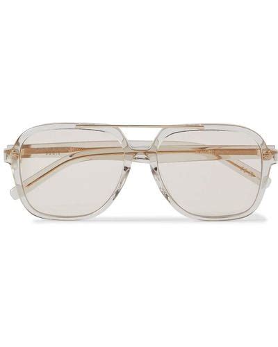 Natural Saint Laurent Sunglasses For Men Lyst