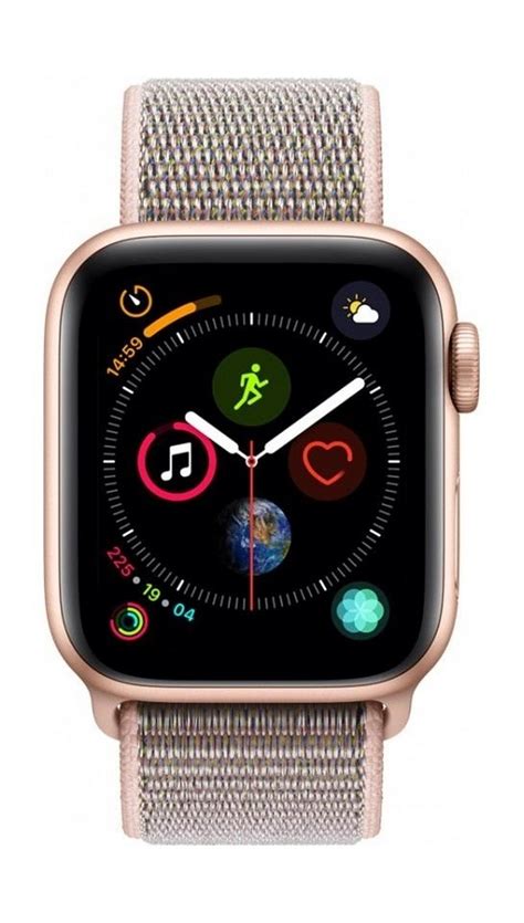 Apple Watch Series 4 40mm, Gold Aluminium Case, Pink Sand Sport Loop