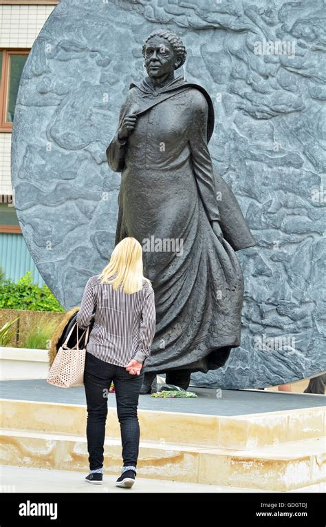 Statue Of Crimean War Nurse Mary Seacole In The Gardens Of St Thomas