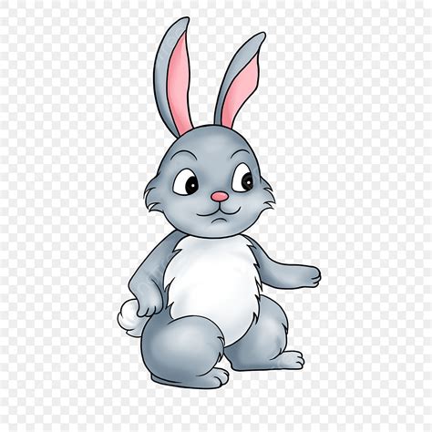 Gray Bunny Clip Art, Rabbit Clipart, Rabbit, Rabbit Clip Art PNG Transparent Clipart Image and ...