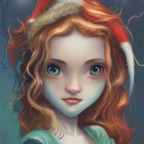 Whimsical Christmas Elf Graphic · Creative Fabrica