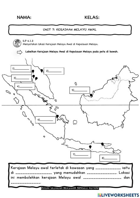 Peta Kerajaan Kedah Tua Ejercicio De Sejarah Tahun Lokasi Kerajaan