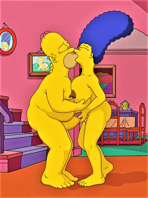 Xbooru Ass Erect Nipples Erect Penis Holding Penis Homer Simpson Huge