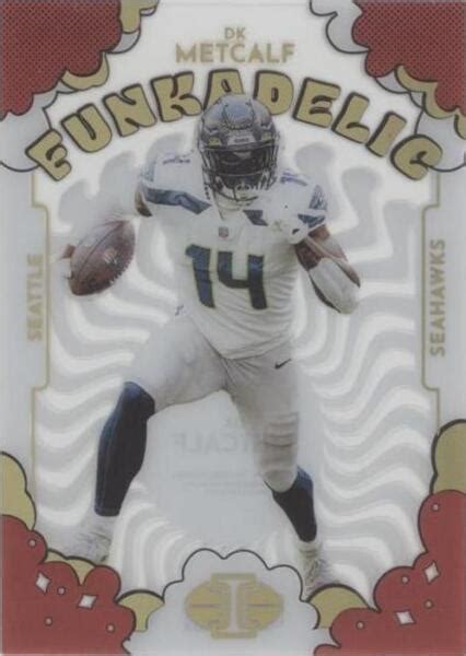 2022 Panini Illusions Funkadelic Red F 8 DK Metcalf 199 For Sale