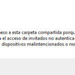 Solucionar No Se Puede Obtener Acceso A Esta Carpeta Compartida