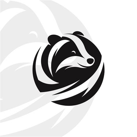 Badger logo on isolated background 45950180 Vector Art at Vecteezy