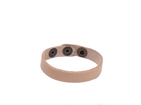 Lucky Vegetabile Nude Leather Bracelet All Products Moheda Co Uk