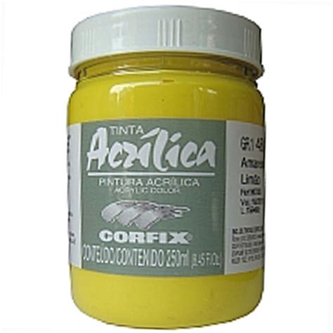 Tinta Acr Lica Corfix Amarelo Lim O Ml Submarino