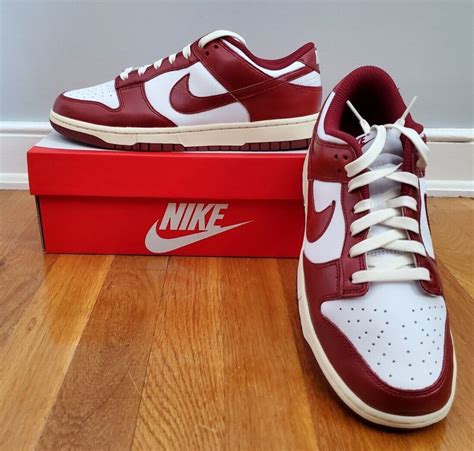 Nike Dunk Low Prm Vintage Team Red Fj4555 100 Women S Size 10 5 Men S Size 9 Ebay