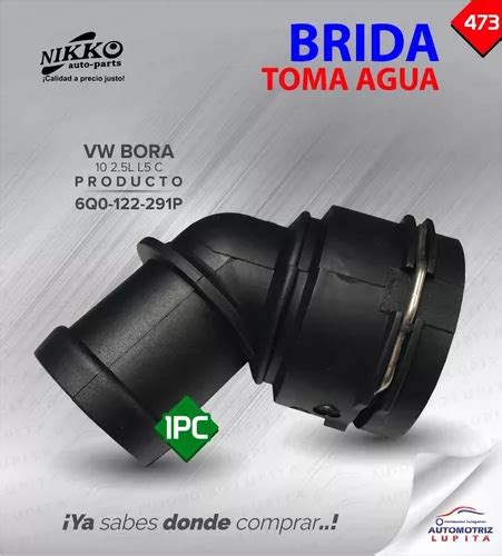 Brida Toma Agua Vw New Beetle Bora Golf Polo A4 99 05 Cople Envío gratis