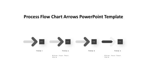 process flow chart arrows powerpoint template  editable pptx