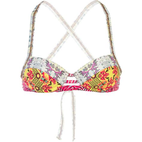 Maaji Daylight Aquarium Bikini Top Women S Clothing